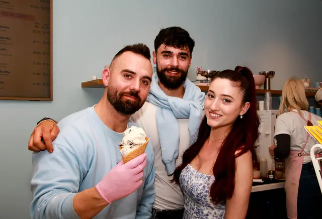Cocoa & Cream team inside the shop