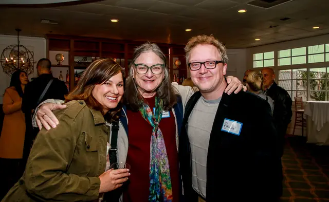 Members catching up at the joint Chamber mixer