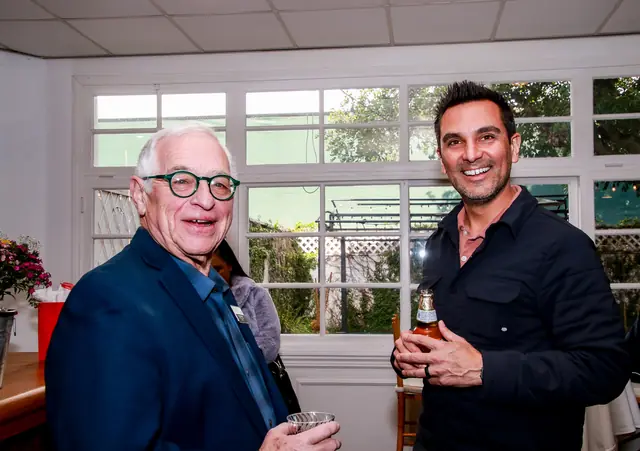 Guests enjoying the Burbank and Toluca Lake Chamber mixer at LAEC