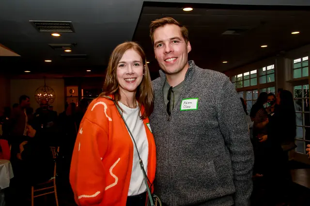 Attendees at the LAEC mixer